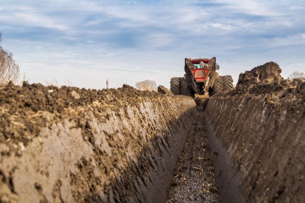Drainage Trench Repair in Rochester