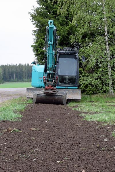 Backhoe Grading in Rochester
