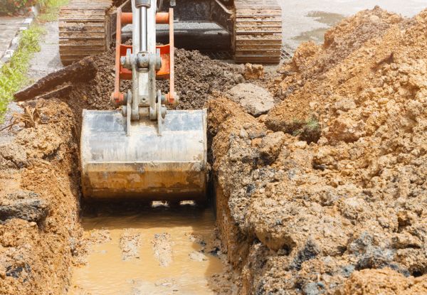 Water Line Digging in Rochester