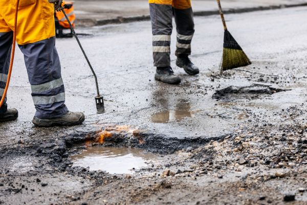 Gravel Pothole Repair in Rochester