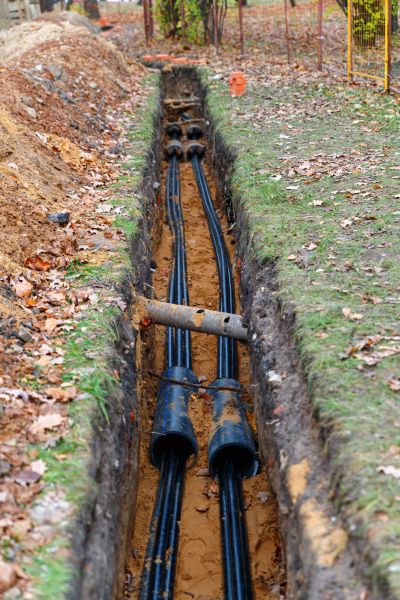 Electrical Line Excavation in Rochester